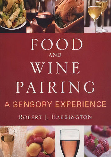 Food and Wine Pairing image book