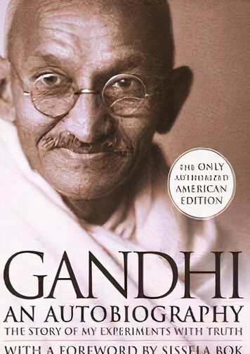 Gandhi Autobiography image book