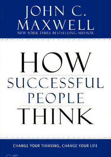 How Successful People Think image book