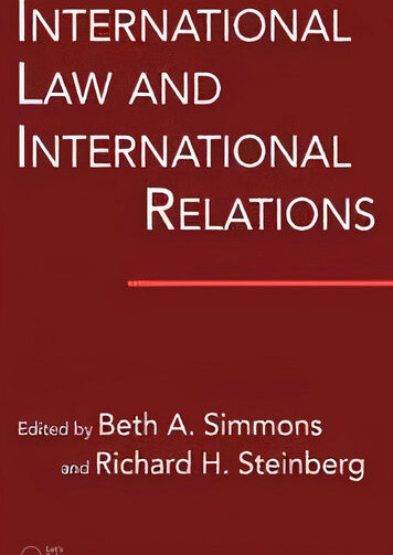 International Law and International Relations image book